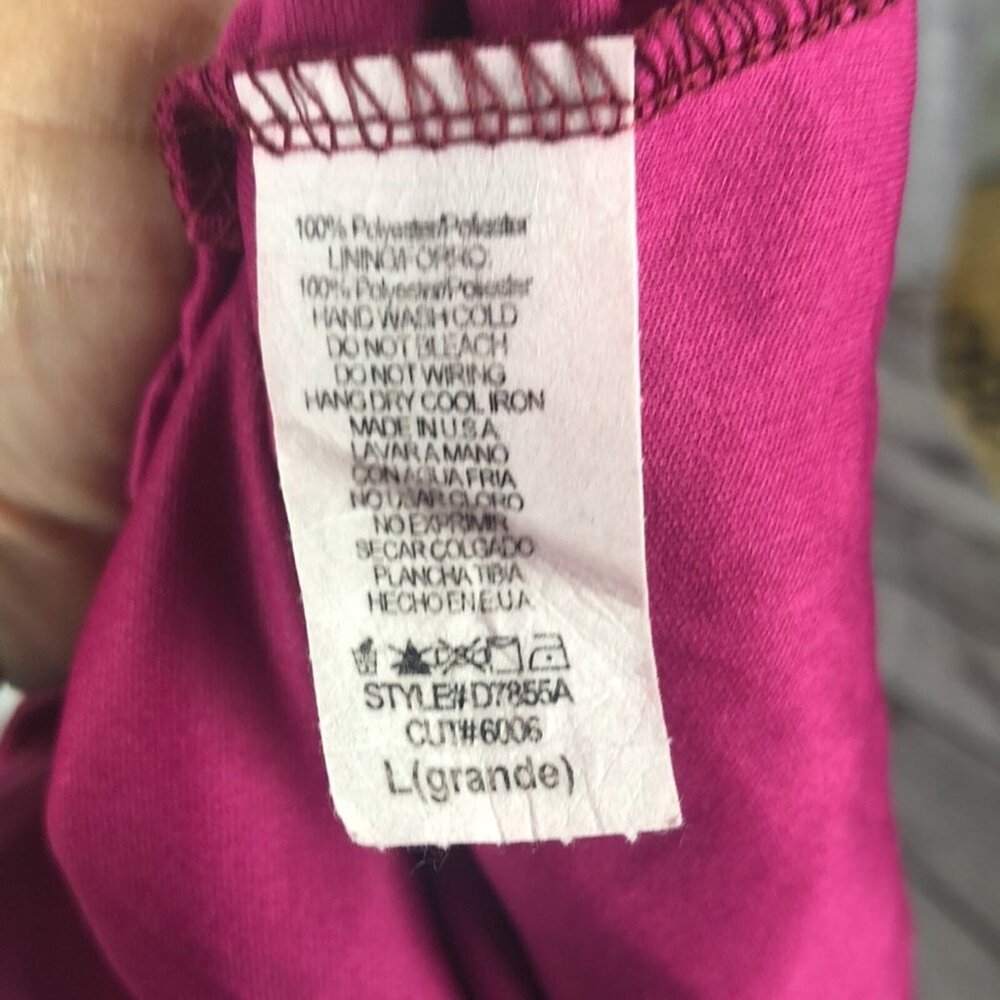 Miami brand Dress Women’s Size Large chevron print Colorful - Picture 5 of 6